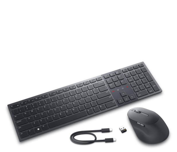 DELL Klawiatura i mysz do współpracy Premier KM900 US 580-BBCZ - 1171699 - zdjęcie 3